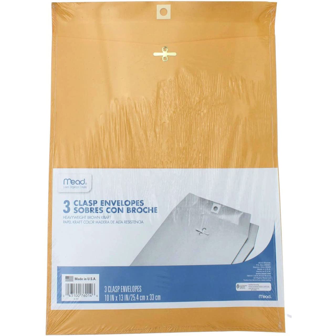 Amazon.com : Cambridge Limited Clasp Envelopes, Heavyweight, 10x13